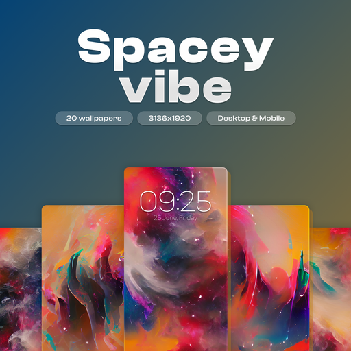 Spacey Vibe wallpaper pack