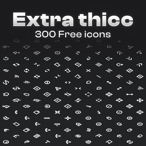 Extra thicc icons